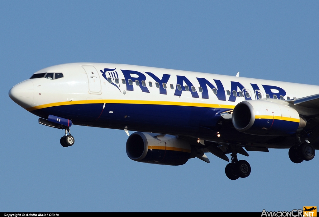 EI-EKY - Boeing 737-8AS - Ryanair