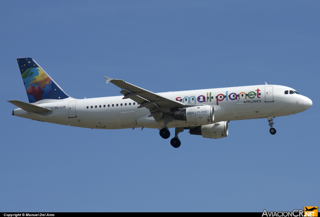 YL-LCE - Airbus A320-211 - Small Planet Airlines