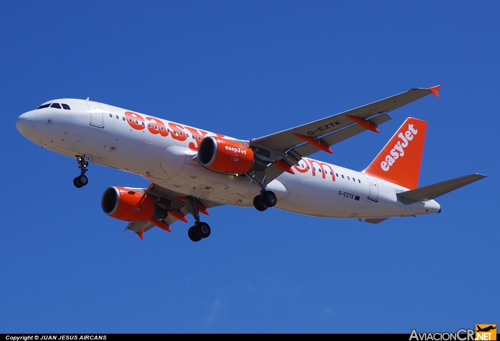 G-EZTK - Airbus A320-214 - EasyJet Airline