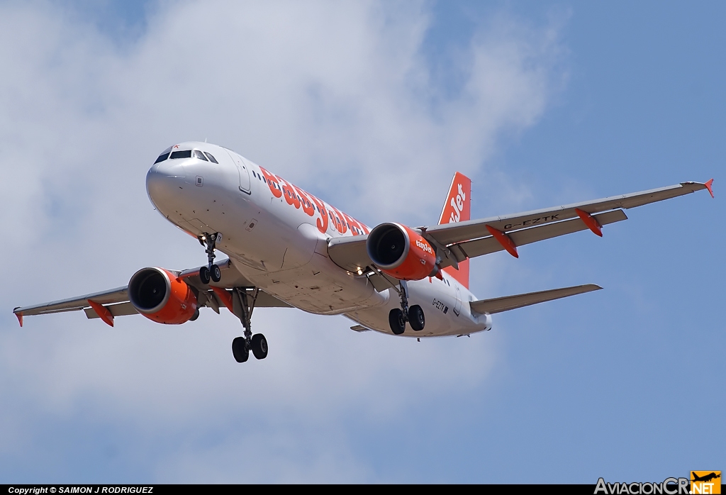 G-EZTK - Airbus A320-214 - EasyJet Airline