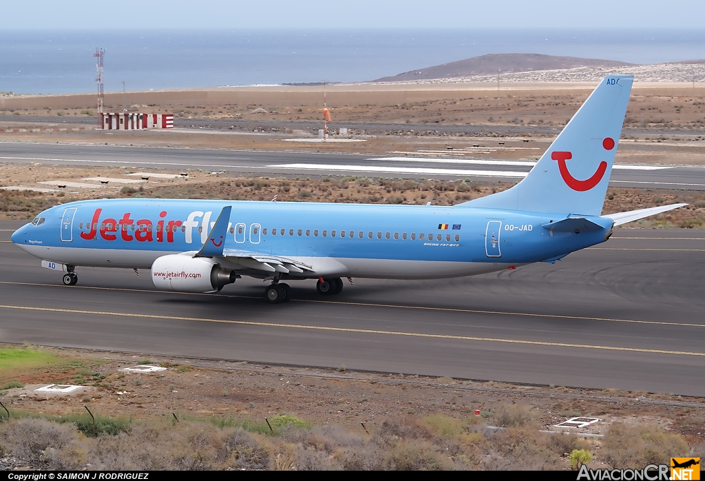 OO-JAD - Boeing 737-8K5 - Jetairfly