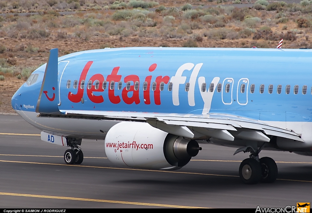 OO-JAD - Boeing 737-8K5 - Jetairfly