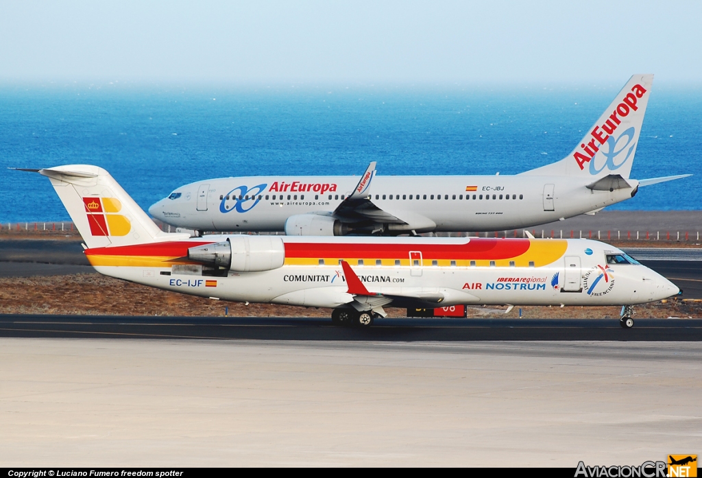 EC-IJF - Canadair CL-600-2B19 Regional Jet CRJ-200ER - Iberia Regional (Air Nostrum)
