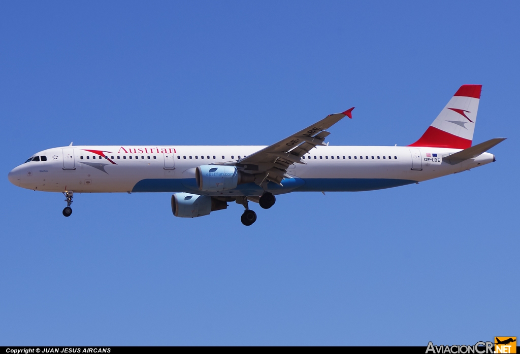 OE-LBE - Airbus A321-211 - Austrian Airlines