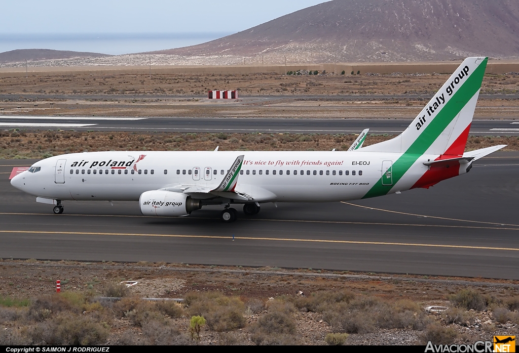 EI-EOJ - Boeing 737-8BK - Air Italy Polska
