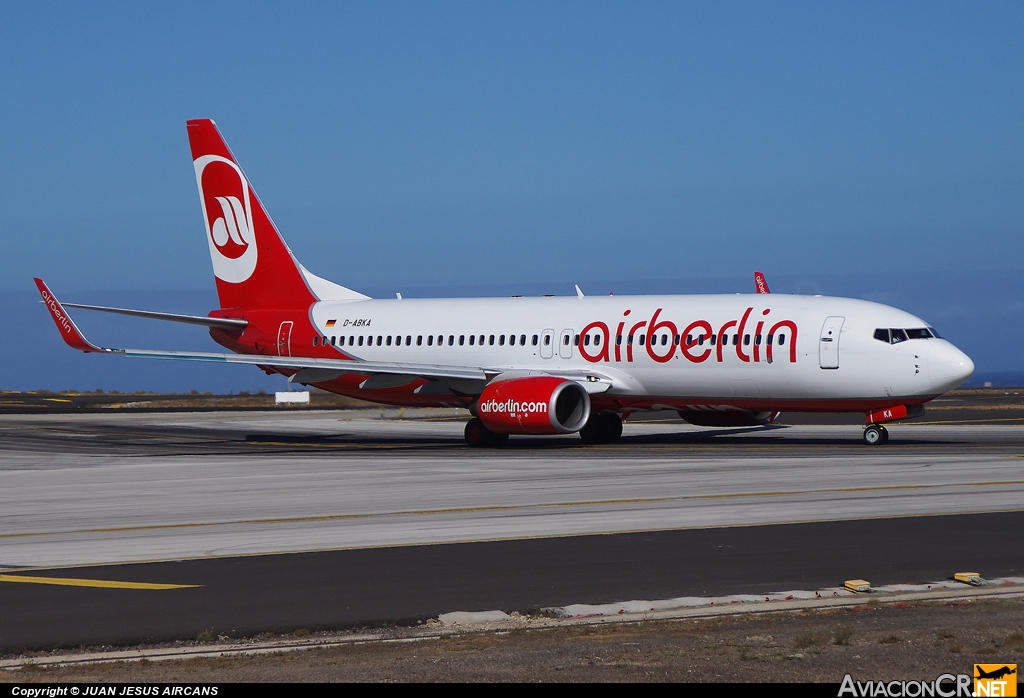 D-ABKA - Boeing 737-82R - Air Berlin