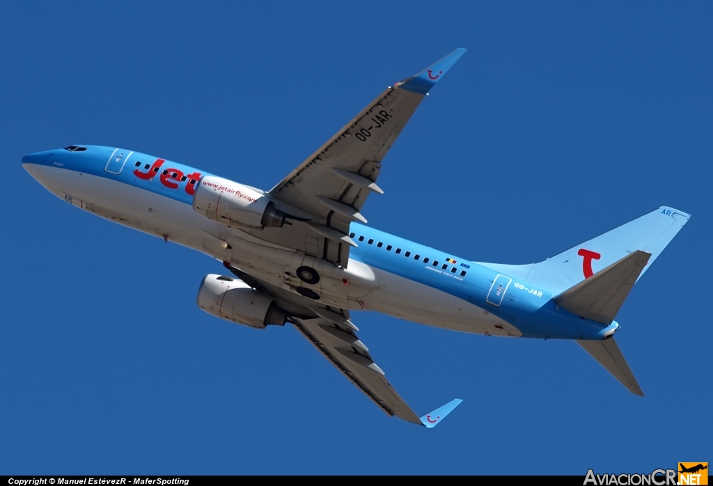 OO-JAR - Boeing 737-7K5 - Jetairfly (TUI Airliners Belgium)