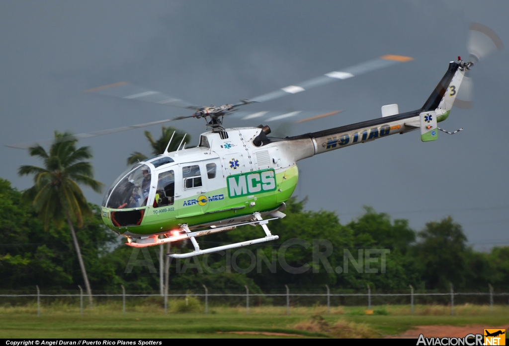 N911AG - Messerschmitt B0-105S - Aeromed