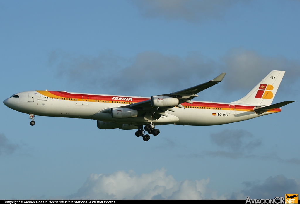 EC-HGX - Airbus A340-313X - Iberia