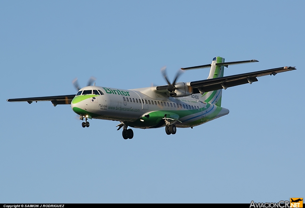 EC-KSG - ATR 72-212A - Binter Canarias