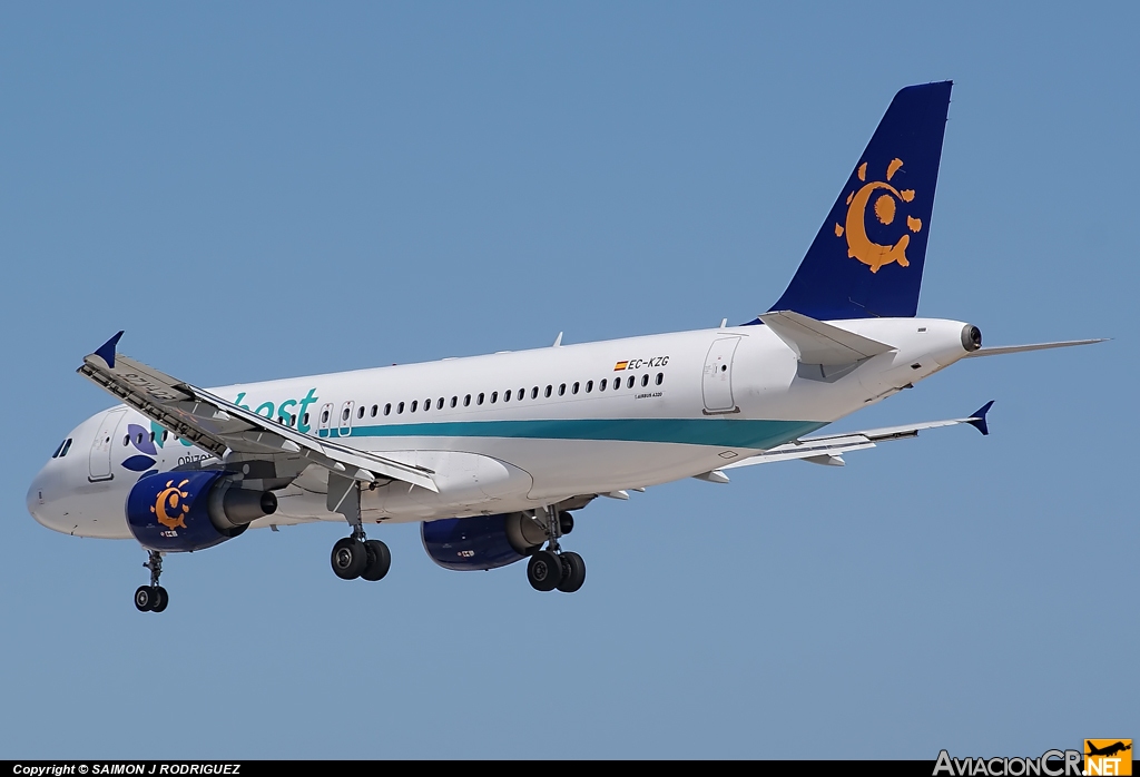 EC-KZG - Airbus A320-214 - Orbest Orizonia Airlines