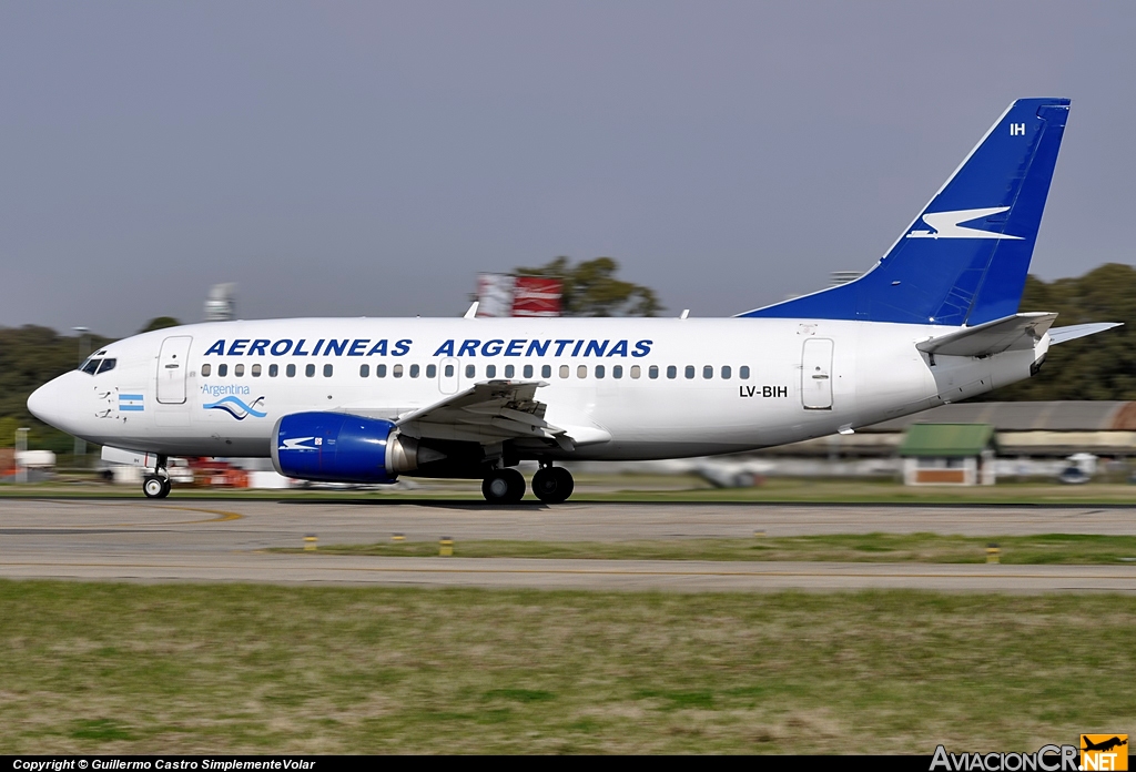 LV-BIH - Boeing 737-53A - Aerolineas Argentinas