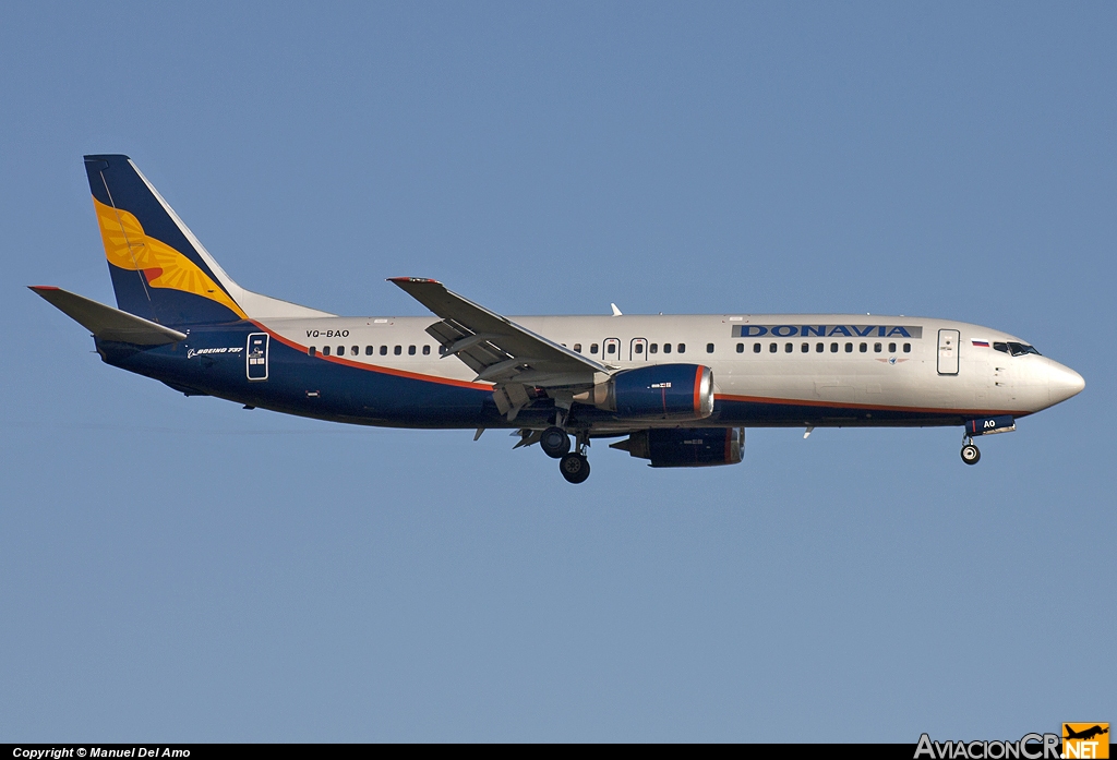 VQ-BAO - Boeing 737-4Q8 - Donavia