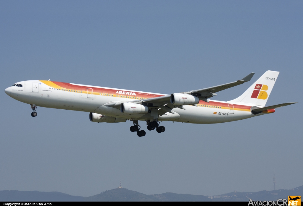 EC-GGS - Airbus A340-313 - Iberia