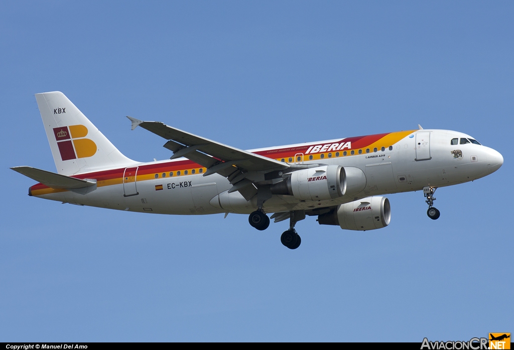 EC-KBX - Airbus A319-111 - Iberia