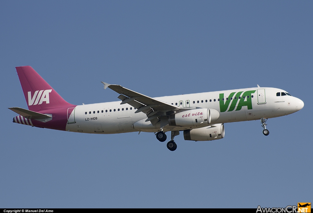 LZ-MDB - Airbus A320-232 - Air Via