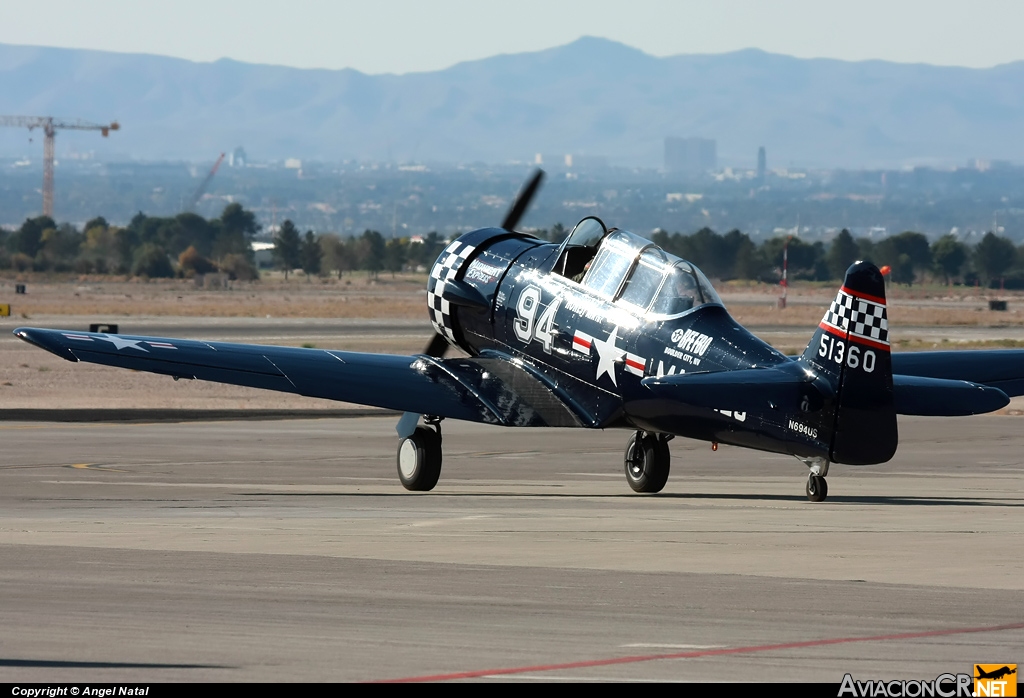 N694US - North American SNJ-4 Texan - Privado
