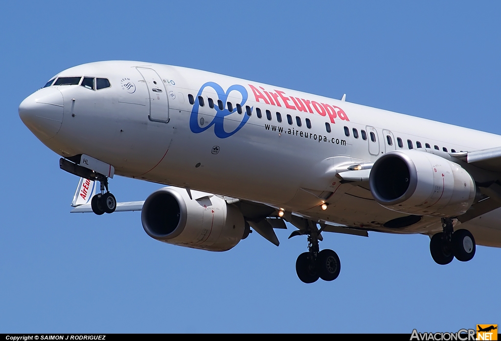 EC-JHL - Boeing 737-85P - Air Europa