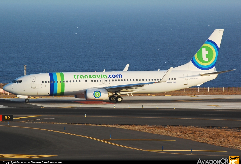 PH-HSW - Boeing 737-8K2 - Transavia Airlines