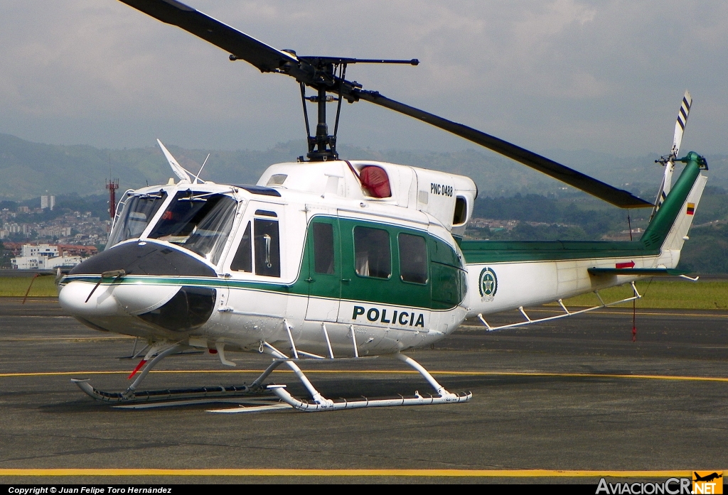 PNC-0488 - Bell 212 - Policia Nacional de Colombia