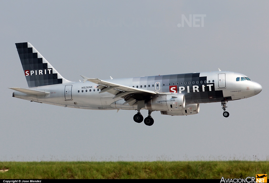 N526NK - Airbus A319-132 - Spirit Airlines