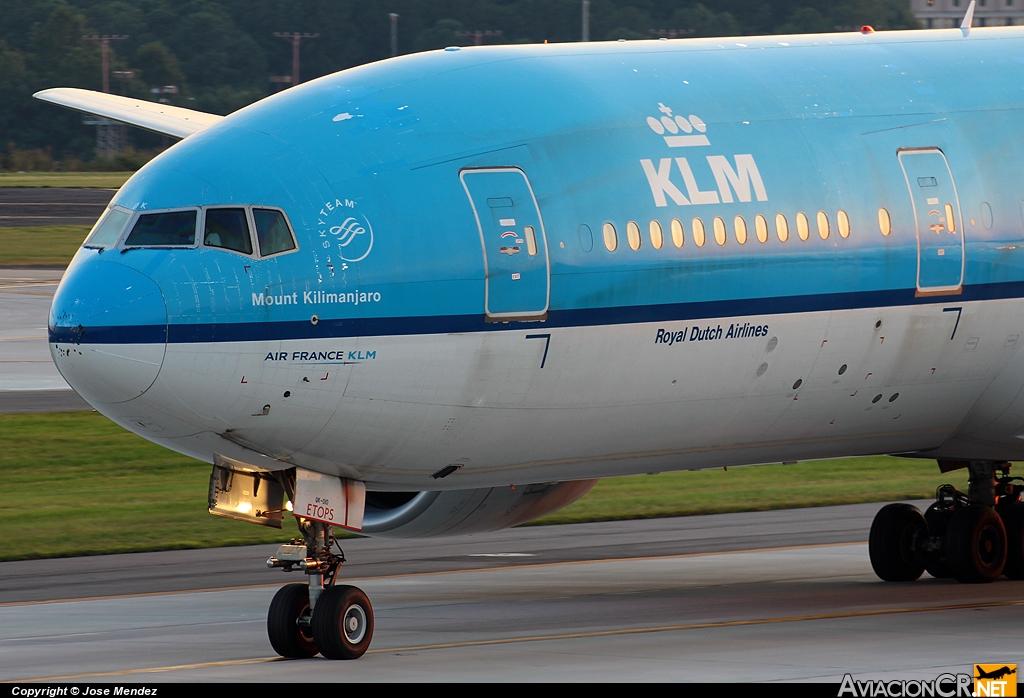 PH-BQK - Boeing 777-206/ER - KLM - Royal Dutch Airlines