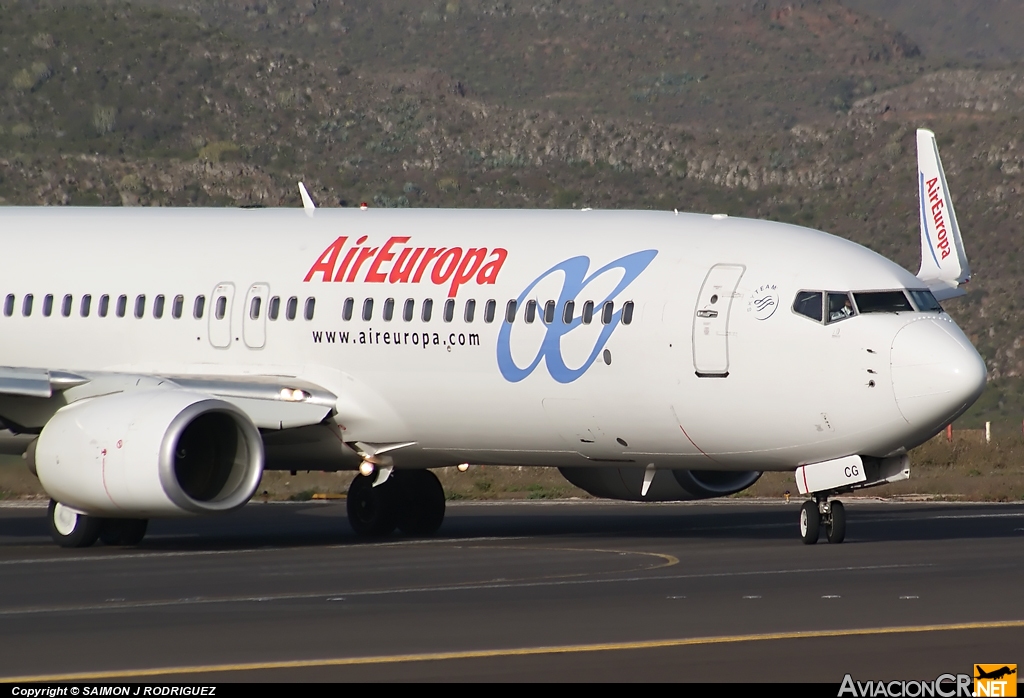 EC-KCG - Boeing 737-85P - Air Europa