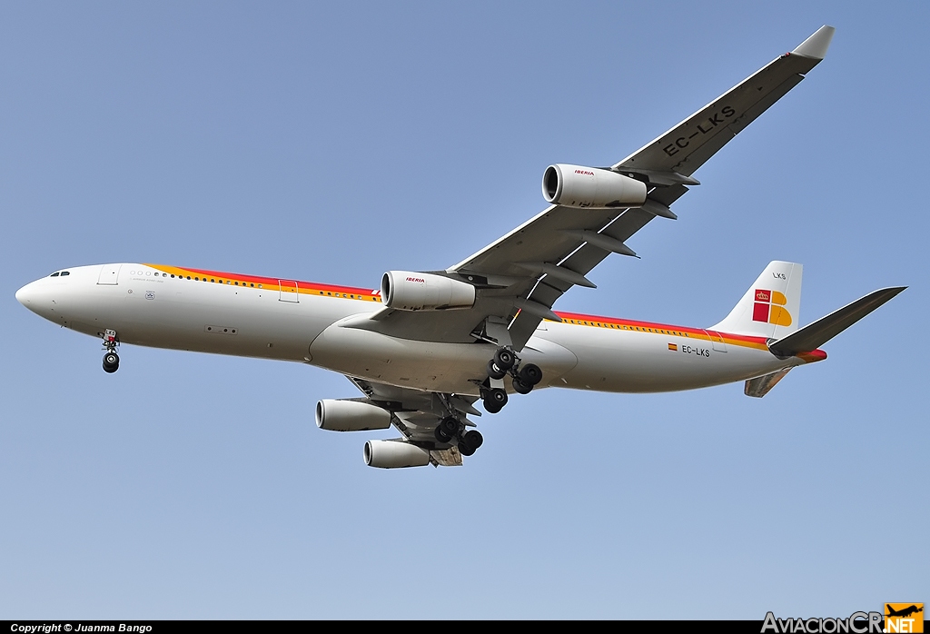 EC-LKS - Airbus A340-313X - Iberia