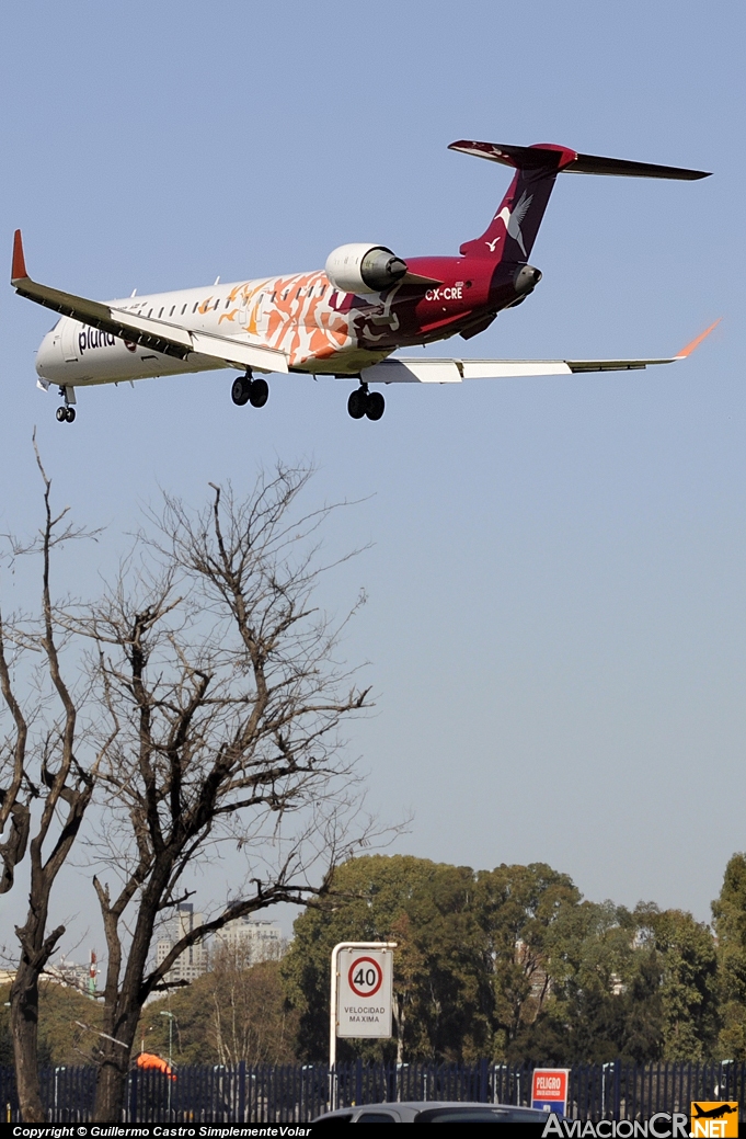 CX-CRE - Bombardier CRJ-900LR - Pluna Uruguay