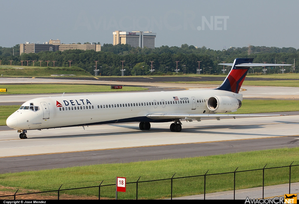 N912DN - McDonnell Douglas MD-90-30 - Delta Air Lines