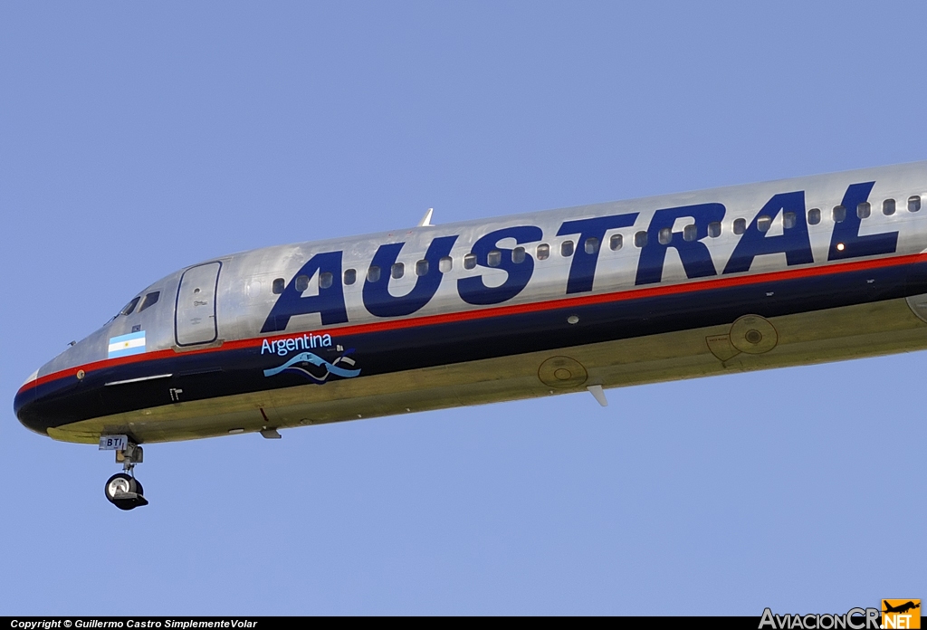 LV-BTI - McDonnell Douglas MD-88 - Austral Líneas Aéreas