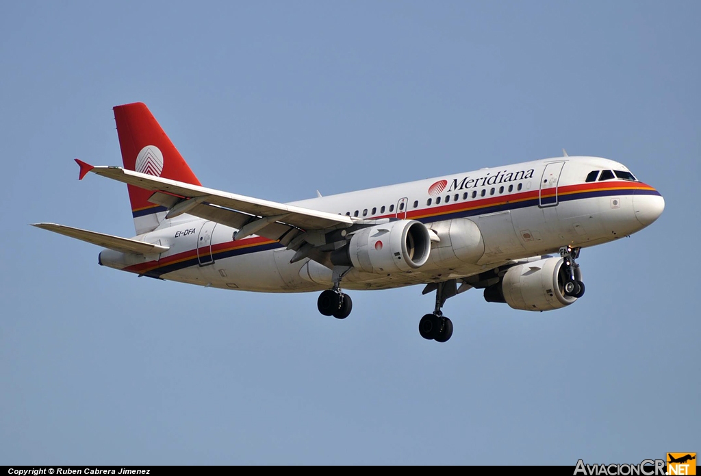 EI-DFA - Airbus A319-100 - Meridiana