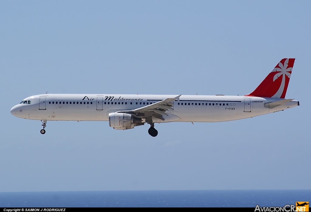 F-GYAR - Airbus A321-211 - Air Méditerranée