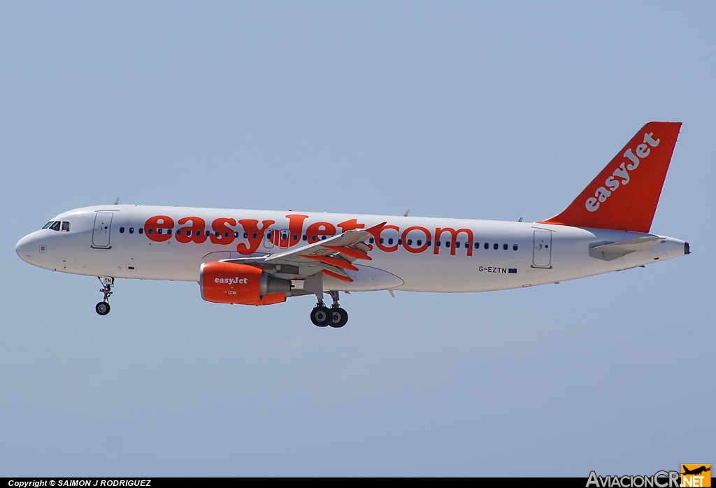 G-EZTN - Airbus A320-214 - EasyJet Airline