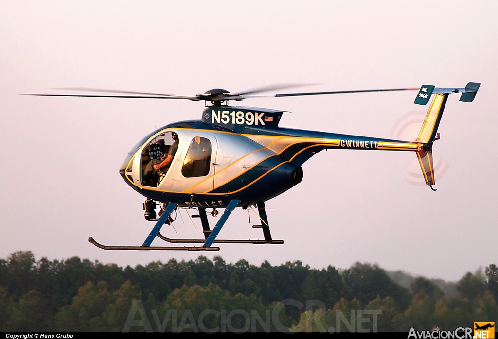 N5189K - Hughes 369E - United States - Gwinnett County Police