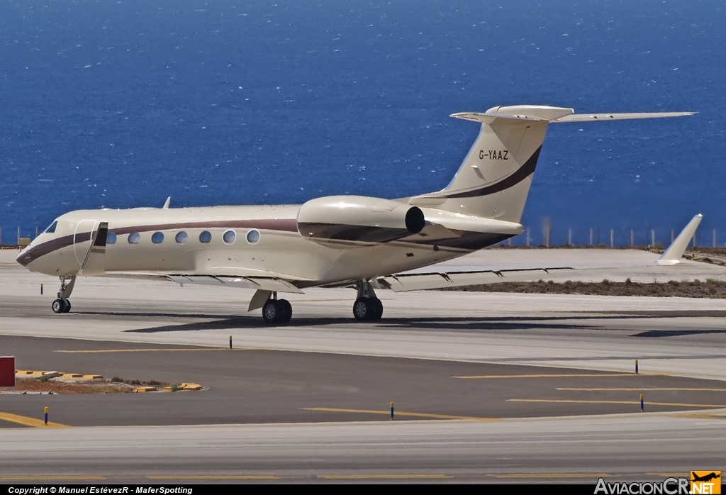 G-YAAZ - Gulfstream Aerospace	GV-SP (G550) - Ocean Sky