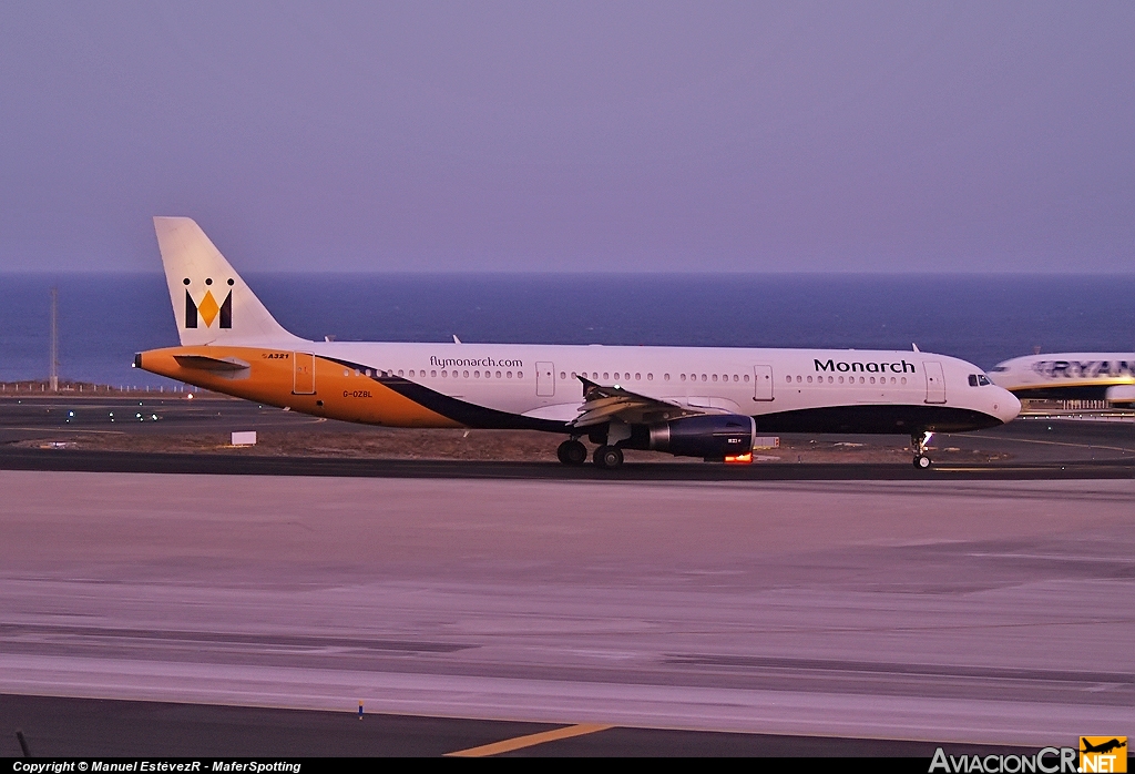G-OZBL - Airbus 321-231 - Monarch Airlines