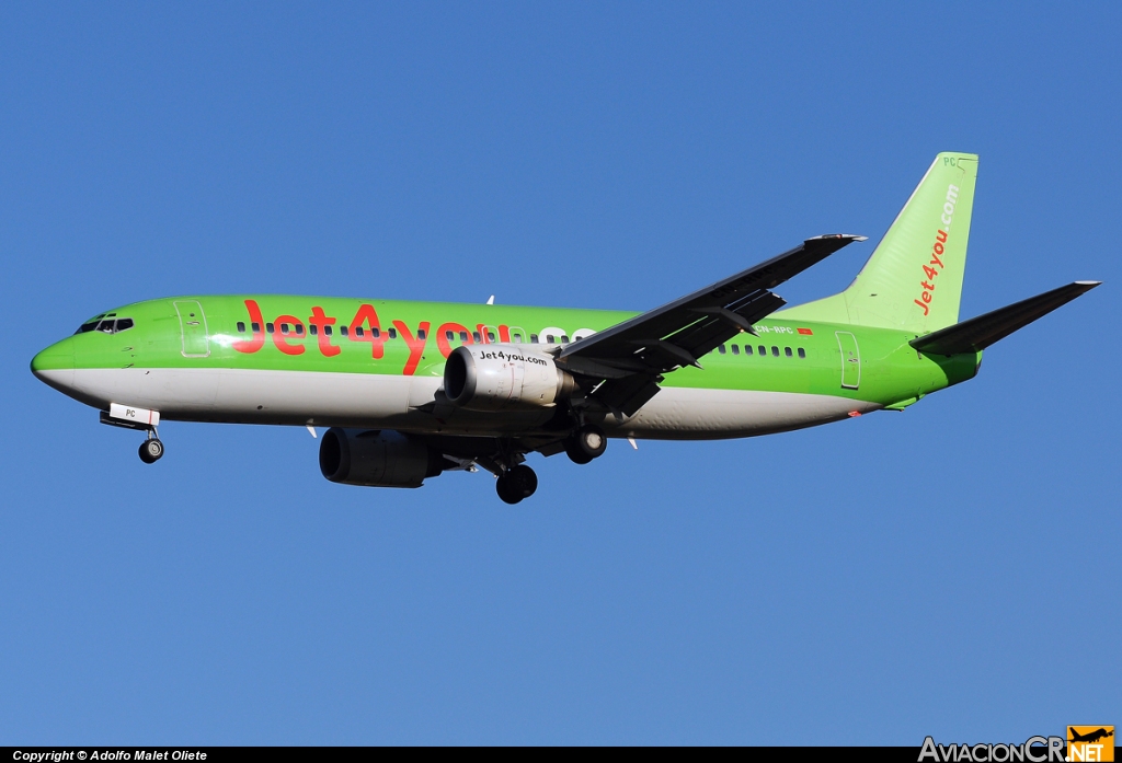CN-RPC - Boeing 737-4K5 - Jet4You