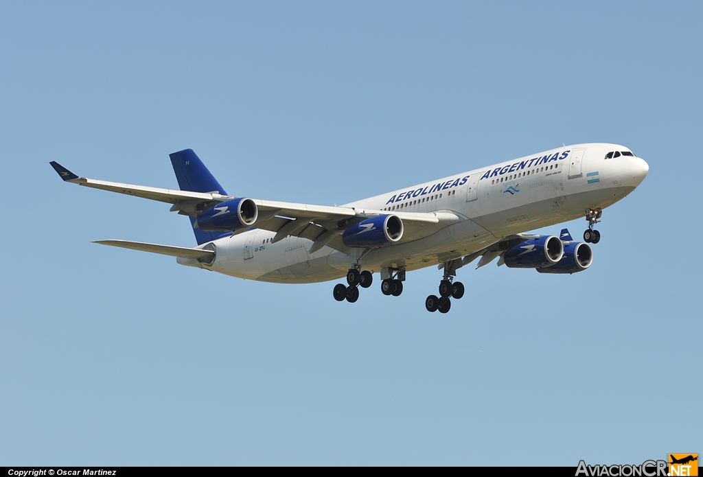 LV-ZPJ - Airbus A340-211 - Aerolineas Argentinas