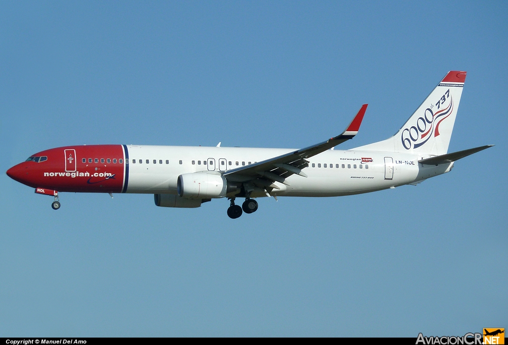 LN-NOL - Boeing 737-8Q8 - Norwegian Air Shuttle