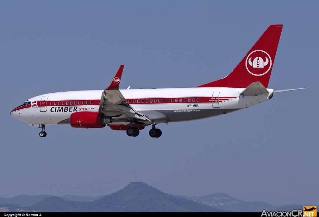 OY-MRU - Boeing 737-73S - Cimber Sterling Airlines