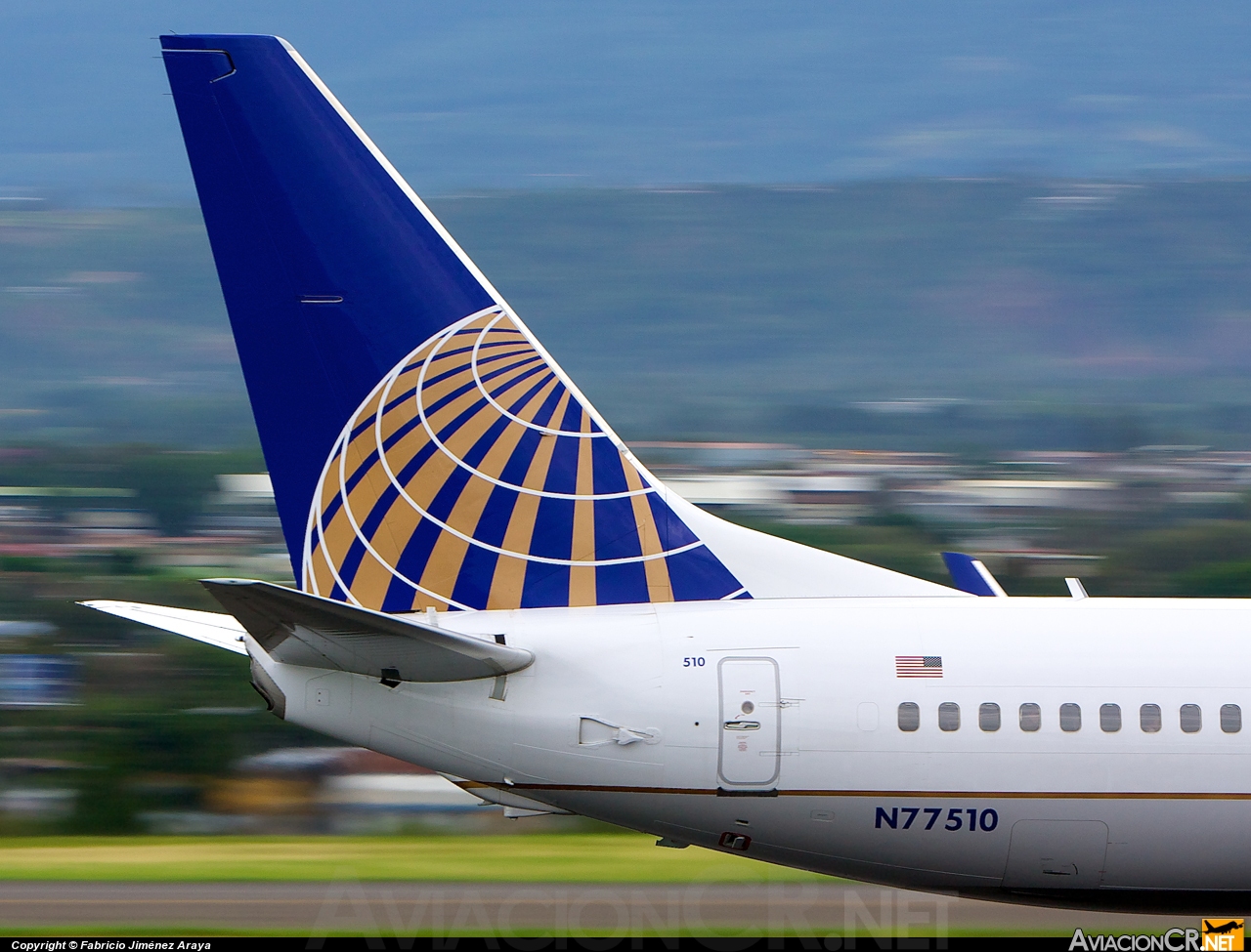 N77510 - Boeing 737-824 - Continental Airlines