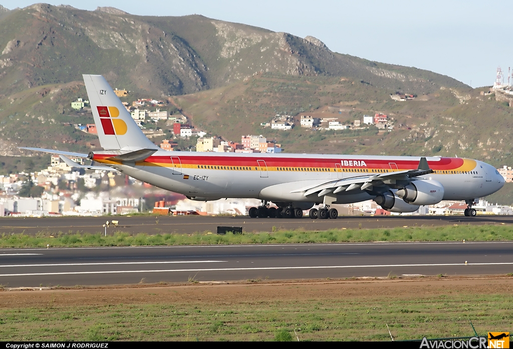 EC-IZY - Airbus A340-642 - Iberia