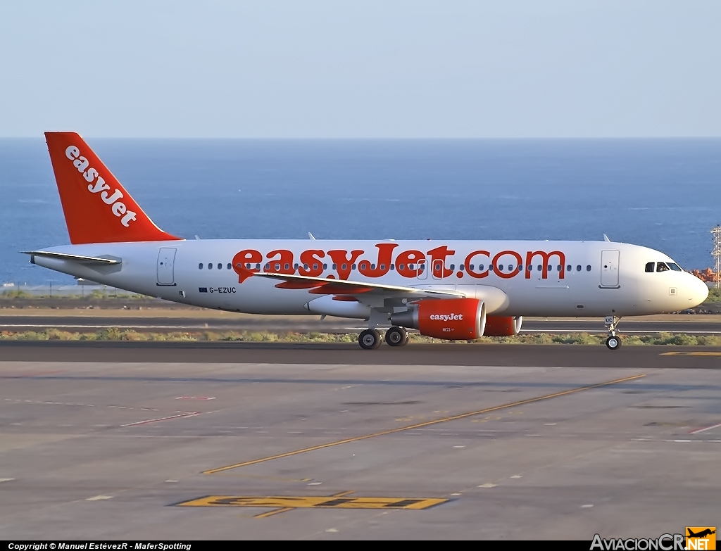 G-EZUC - Airbus A320-214 - EasyJet Airlines
