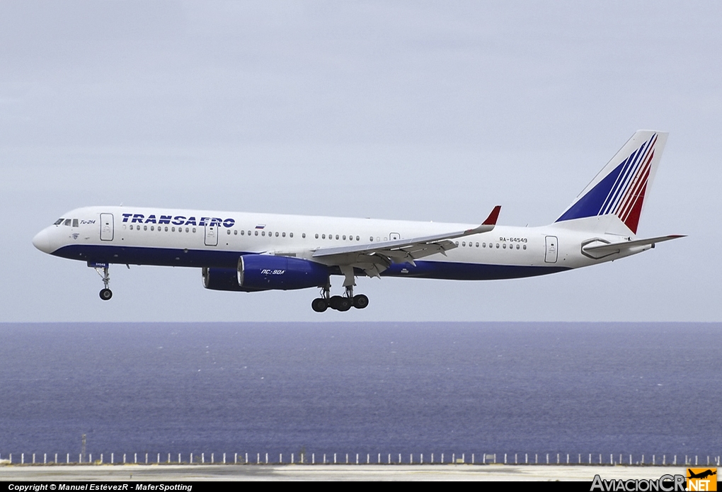 RA-64549 - Tupolev Tu-214 - Transaero Airlines