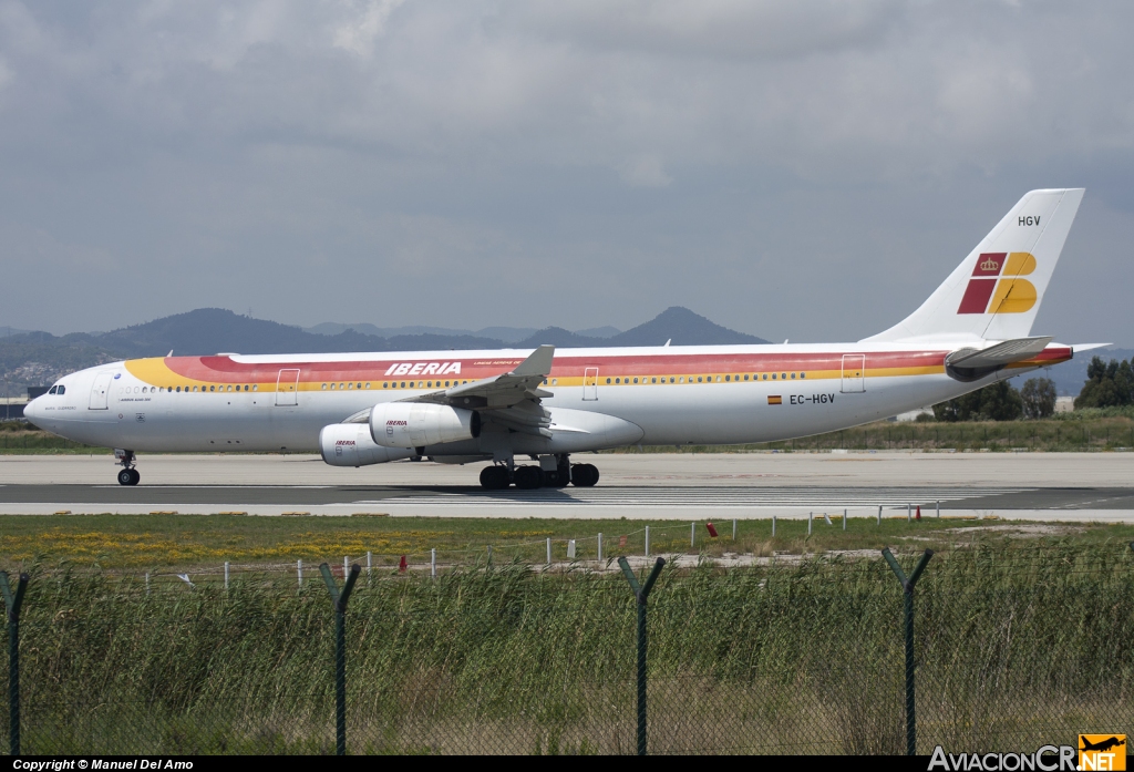 EC-HGV - Airbus A340-313X - Iberia