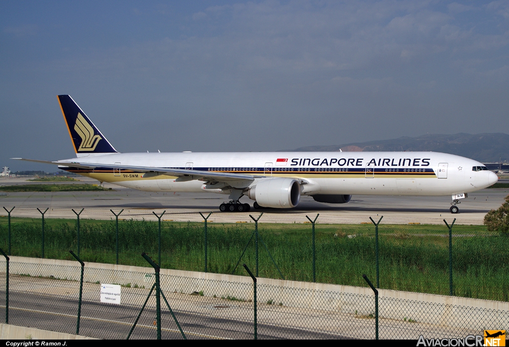 9V-SWM - Boeing 777-312/ER - Singapore Airlines