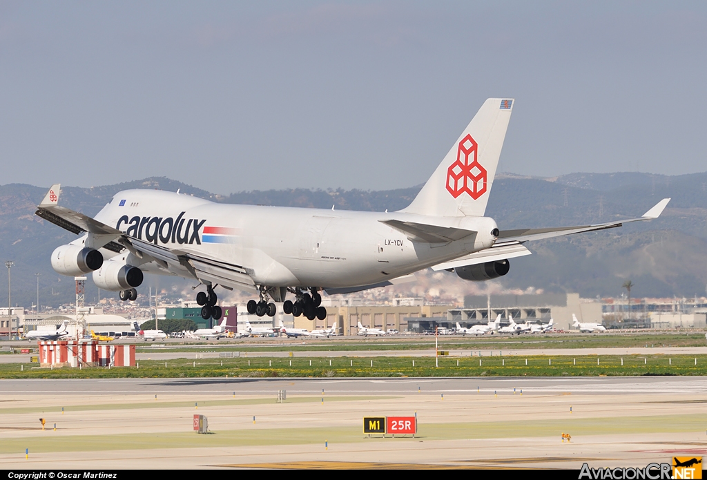 LX-YCV - Boeing 747-4R7F/SCD - Cargolux