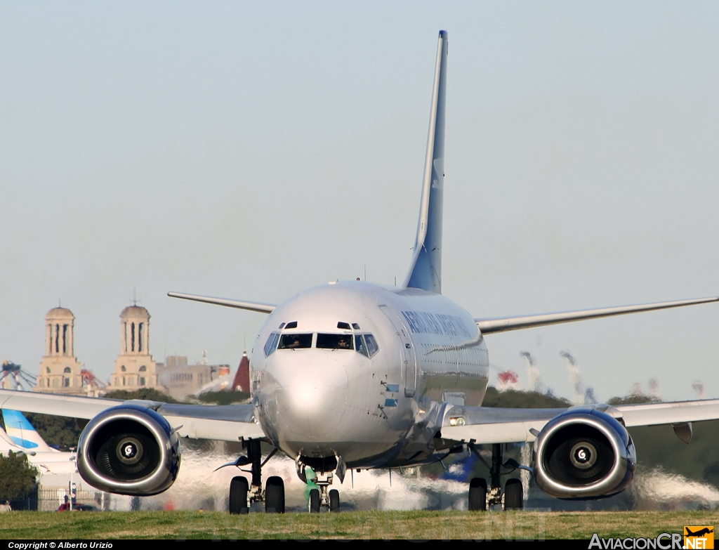 LV-BAX - Boeing 737-5H6 - Aerolineas Argentinas