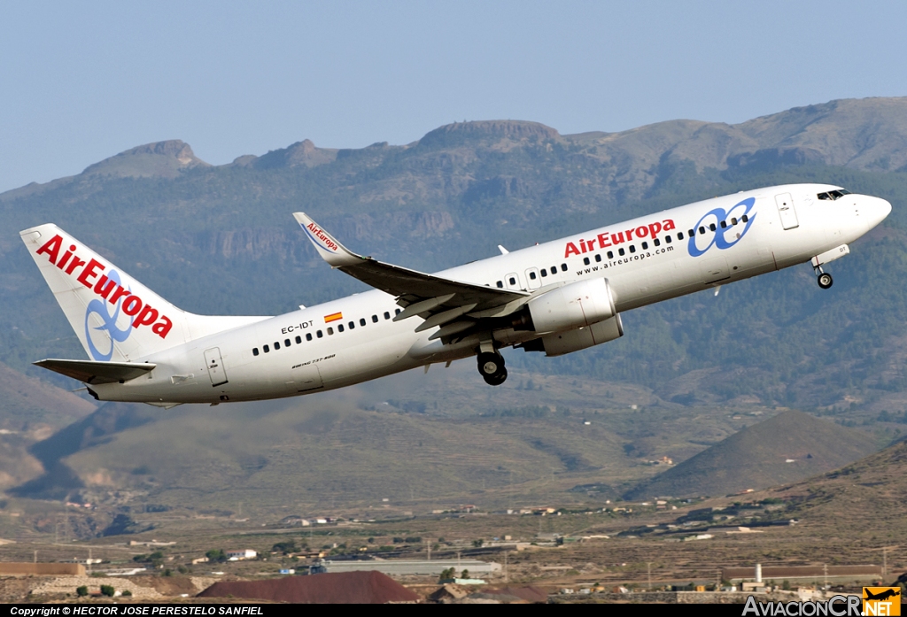 EC-IDT - Boeing 737-86Q - Air Europa